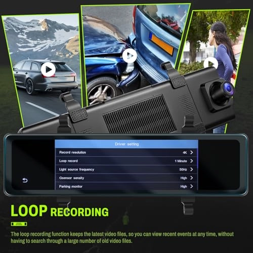 Mirror Dash Cam - 4K
