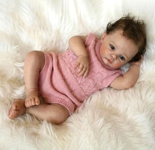 Reborn Baby Doll - 18 inch Silicone Girl Ages 3+