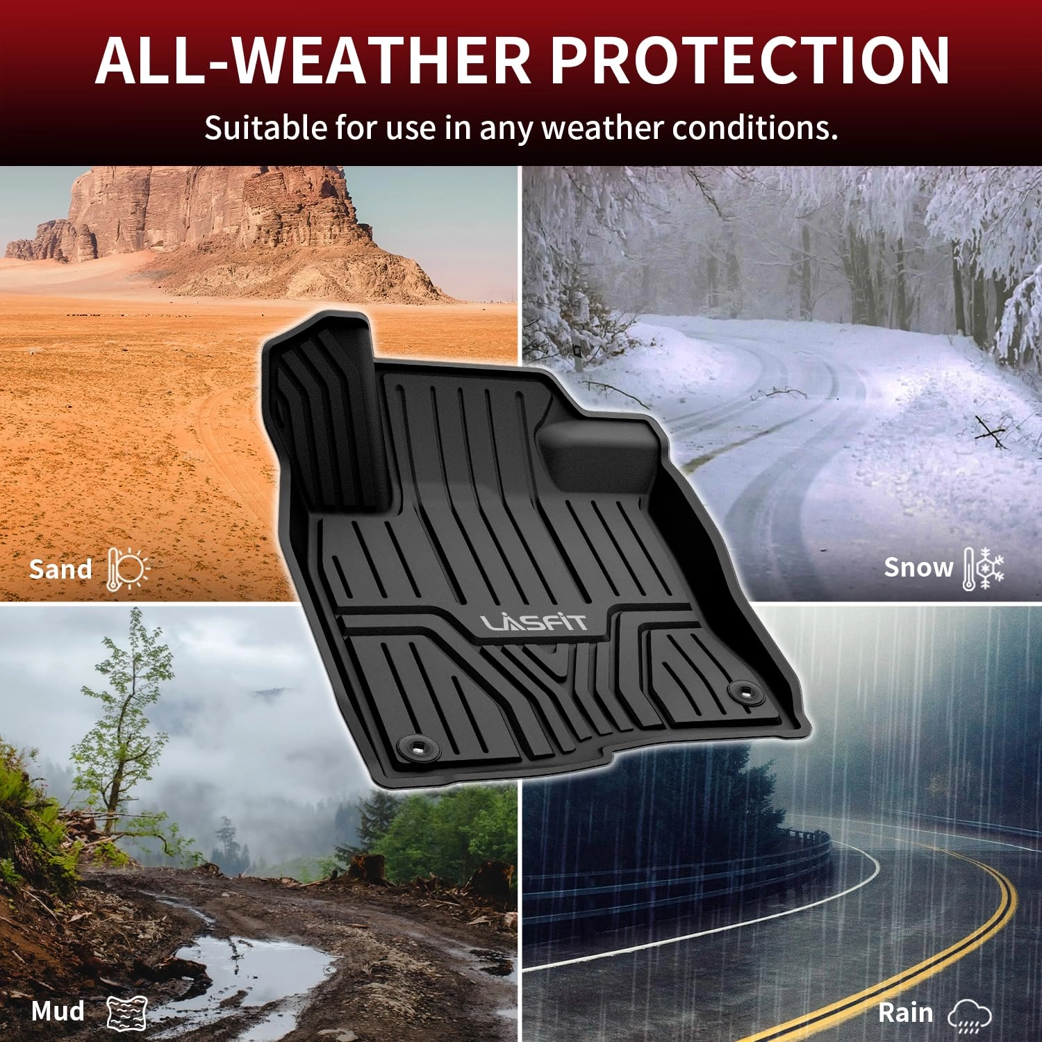 Floor Mats - Honda Civic 2022-2025 2026 1st & 2nd Row