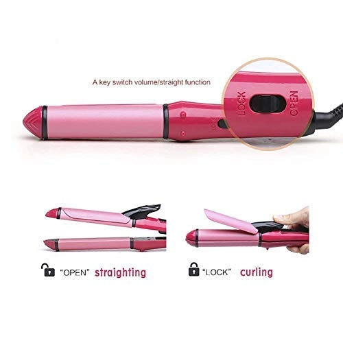 2 in 1 Hair Straightener and Curler - Ceramic Professional