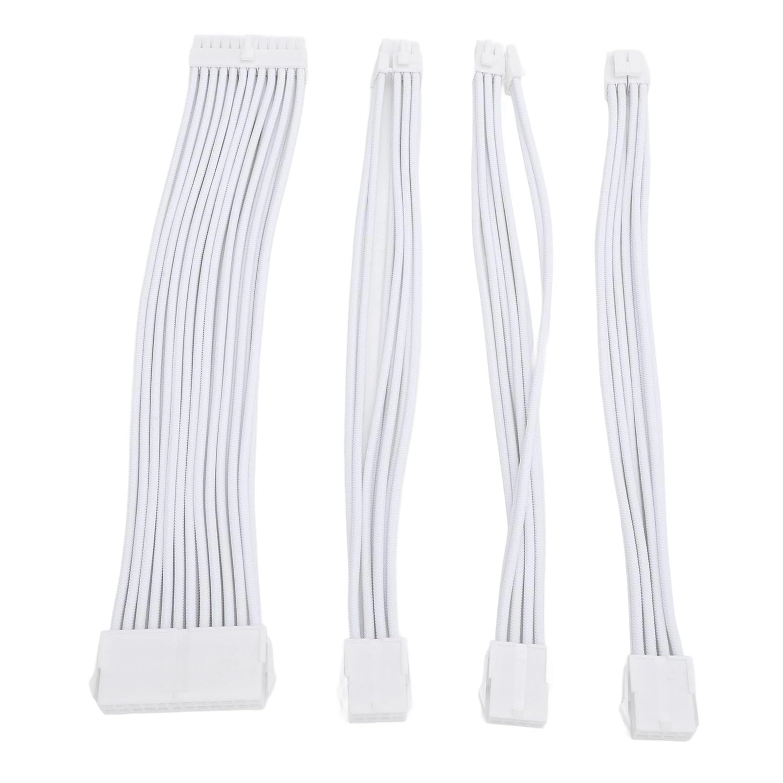 Stylebest Power Supply Extension Cable 24Pin to 24Pin 0.3m Silicone (4-Pack)