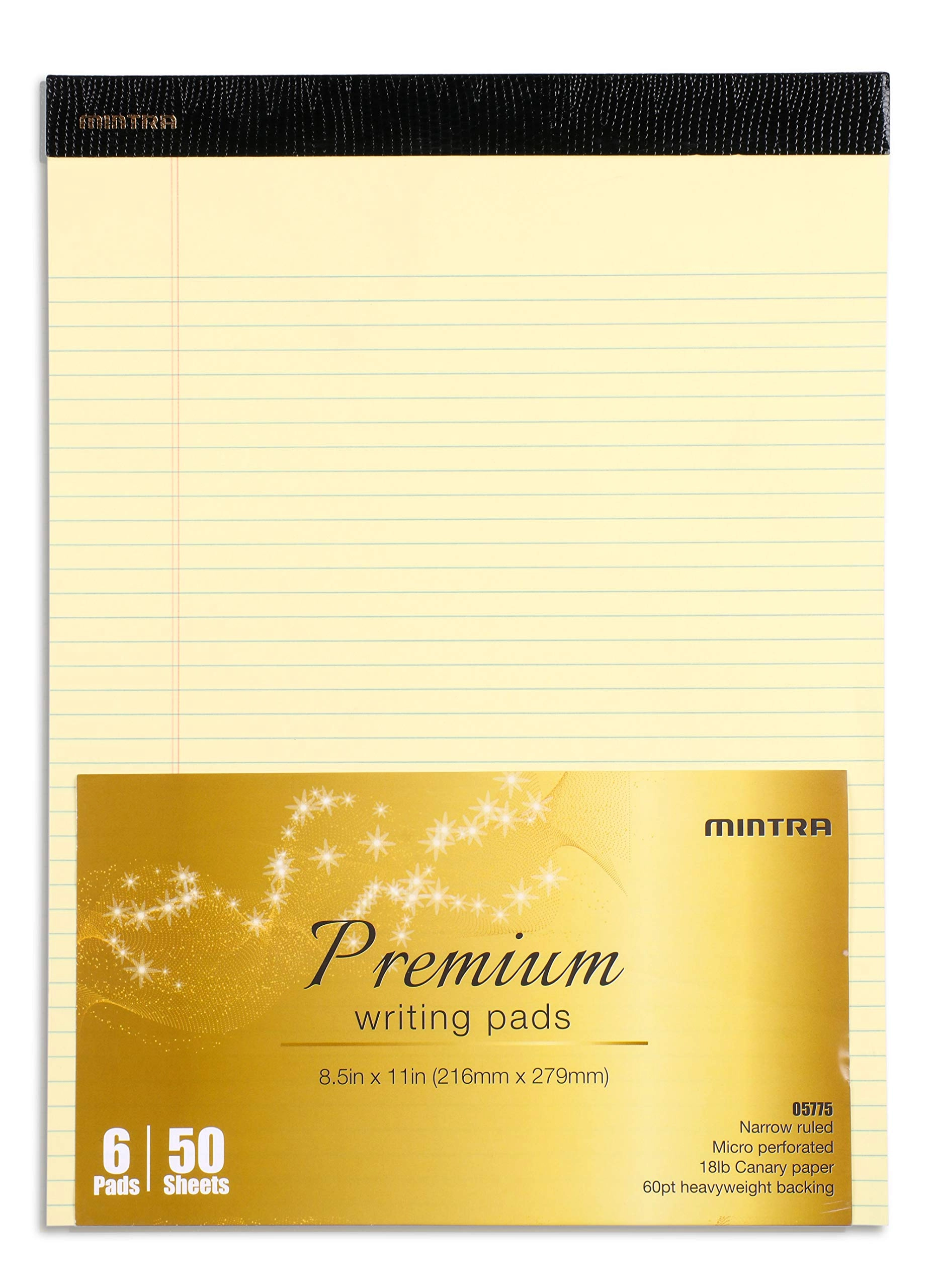 Legal Pads 8.5-x-11-inch inches - Lined 50 Sheets