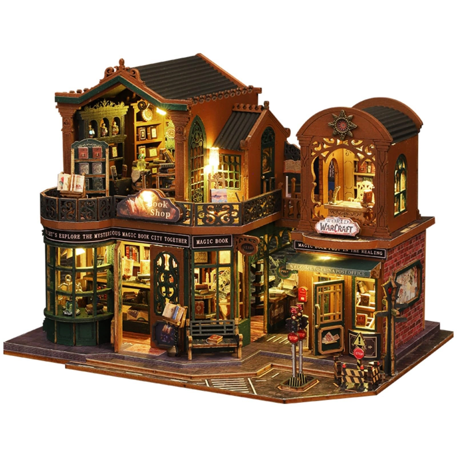 OZJAY Miniature House Kit - Twilight Bookstore