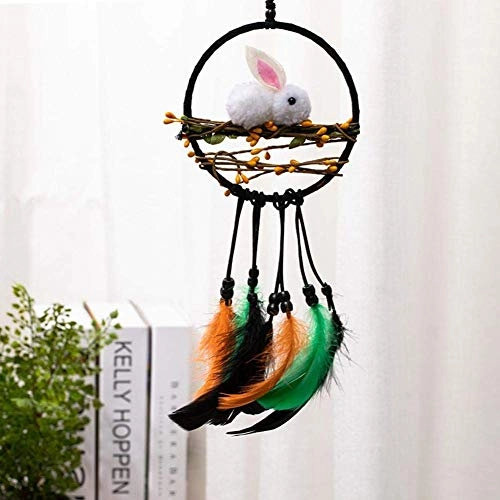 Dreamcatcher - Siderosphere, feathers, lines, wood beads.