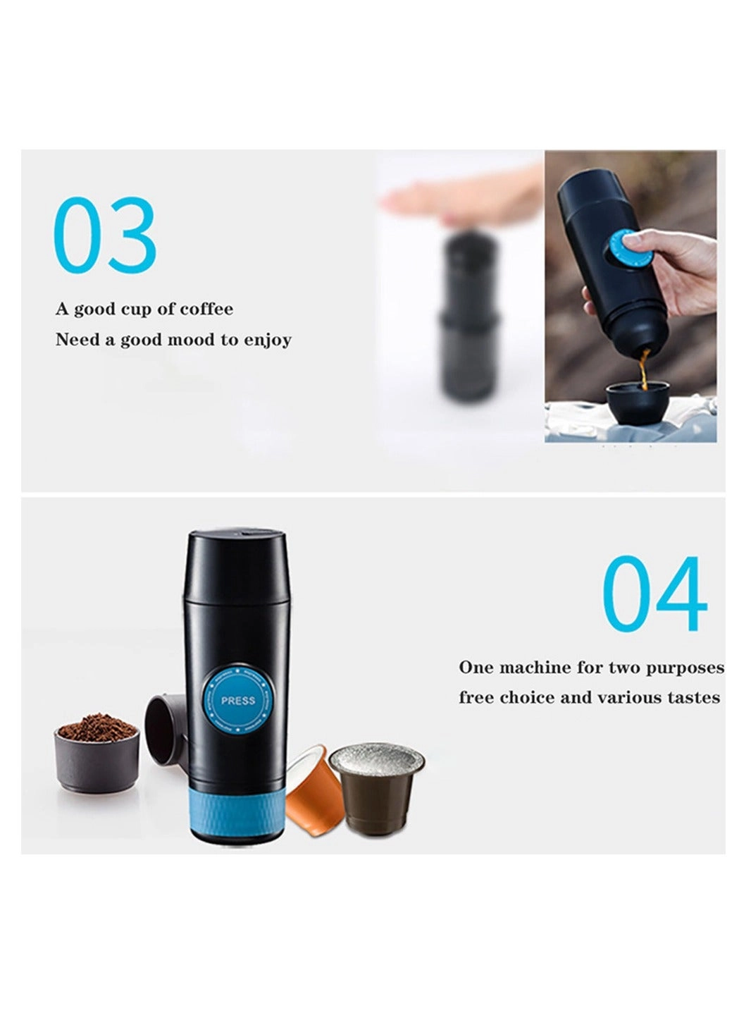 Mini Portable Electric Coffee Machine