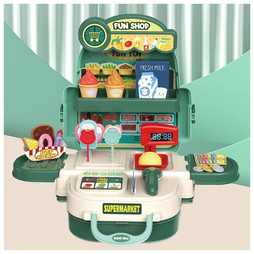 Role Play Shopkeeper Toy Set Satchel - 35pcs (SAM-LS_RPST_MSGR)