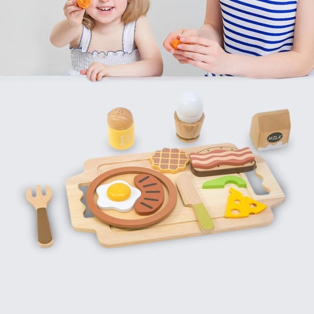 Kids Wooden Breakfast Set - 14 pcs (5551007-KABI_0191)