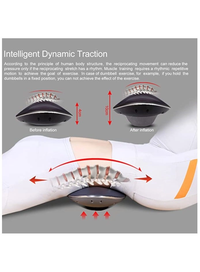 Lower Back Massager - Heat Vibration Airbag Traction