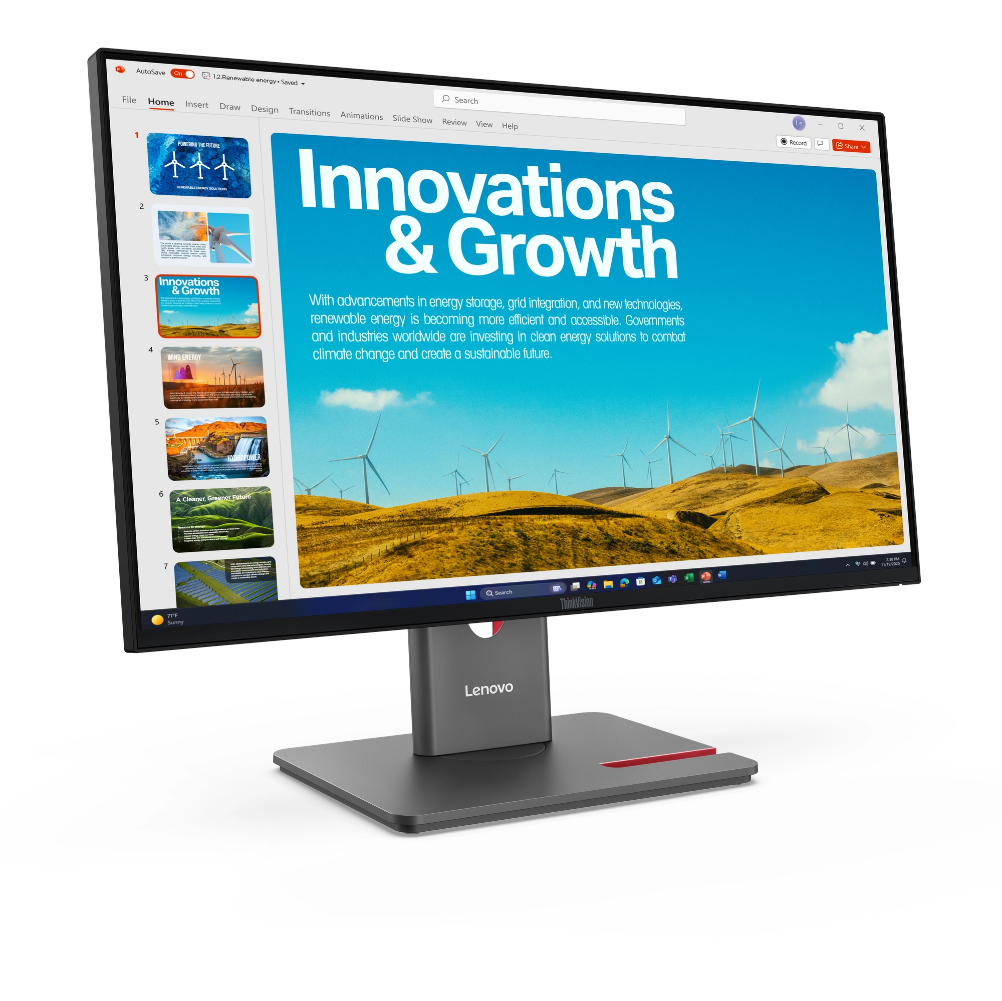 ThinkVision P24QD-40 - 64B1GAT1UK 23.8" 2560x1440