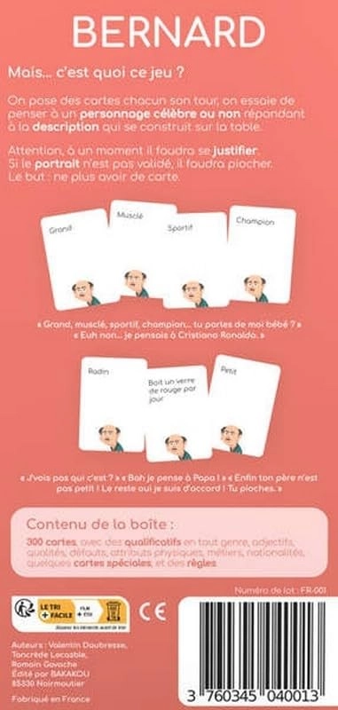 Monique + Bernard - French Ages 16 and up