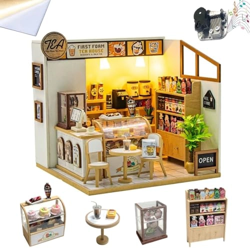 3D Wooden Puzzle Bookshelf Insert - Library of Books 1:24