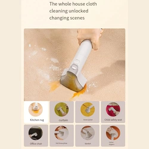 Carpet Spot Cleaner Machine - water spray + brush + vacuum + dry 400W