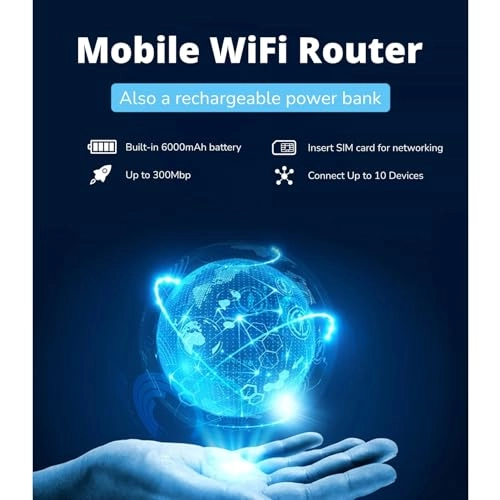 Mobile WiFi Router - 300Mbps 802.11b