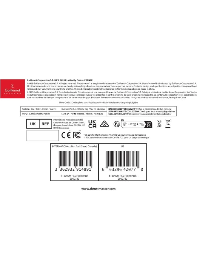 T.16000M FCS Flight Pack - Mac/PC