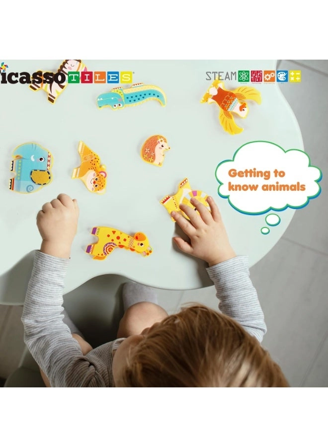 Magnet Building Blocks - Safari Animal 8pcs