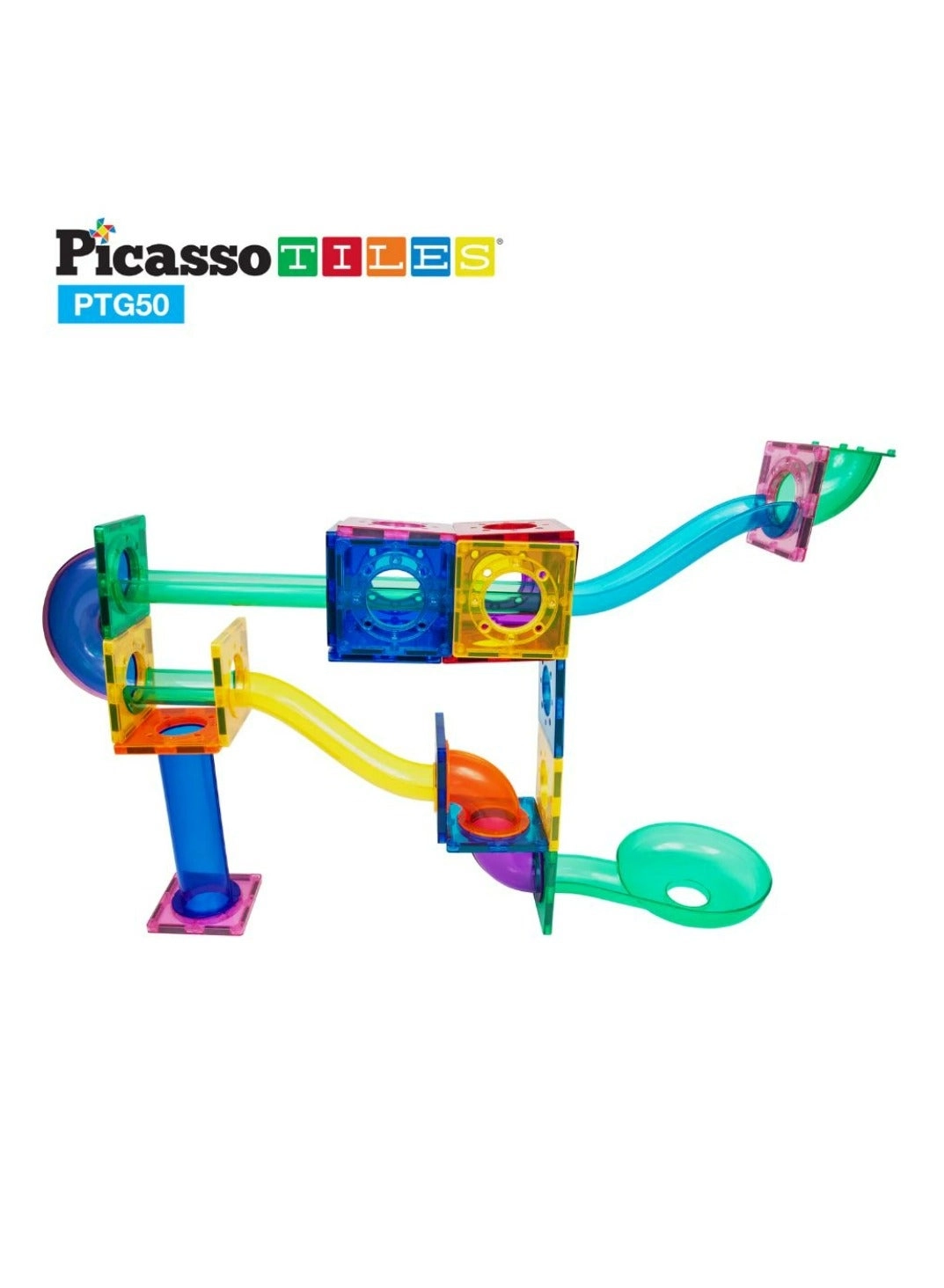 Magnetic Marble Run - Construction 50 pcs