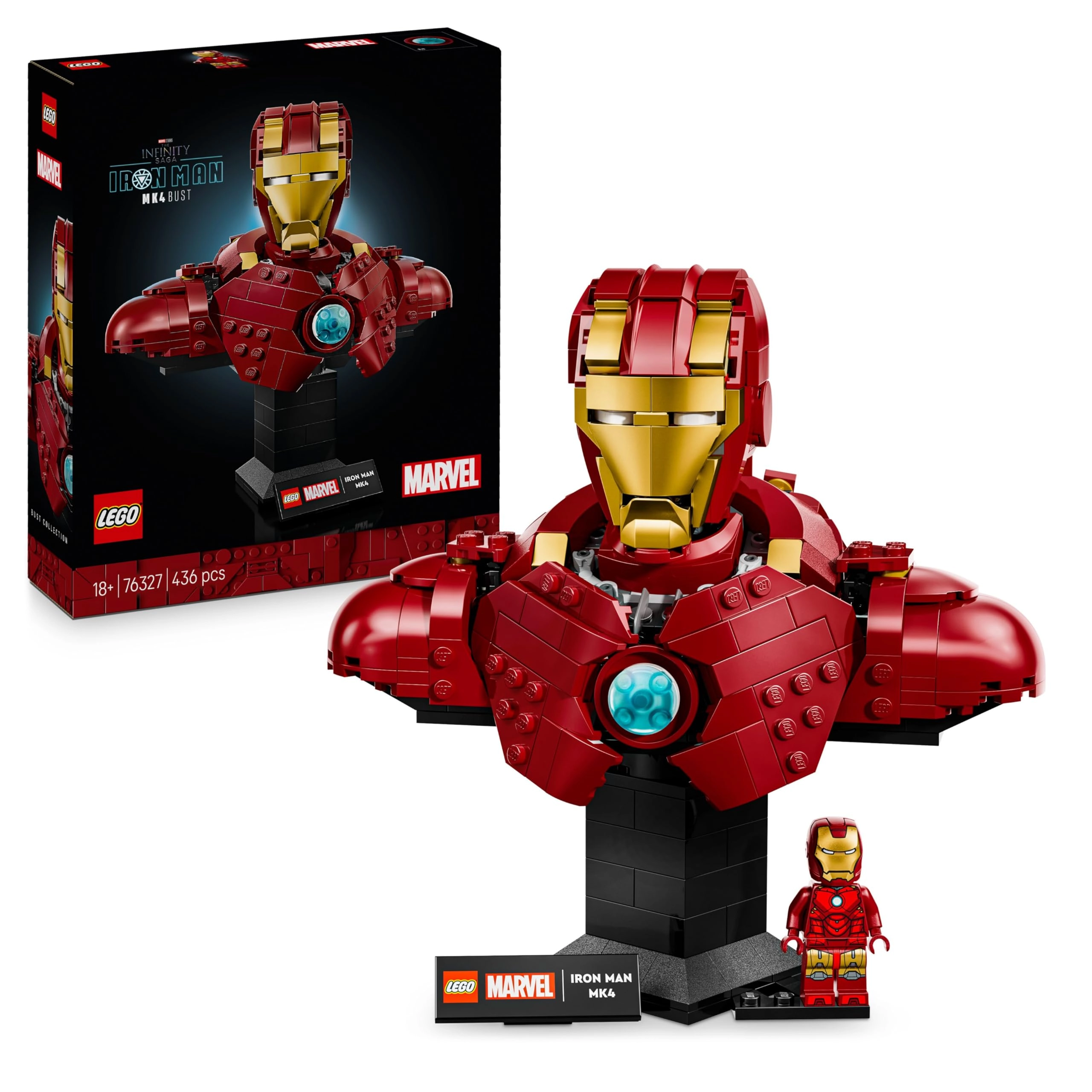 Iron Man MK4 Bust (76327) - 436 Pieces Minifigure
