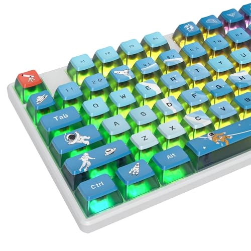 Pudding Keycaps - ASA profile 118-key Translucent