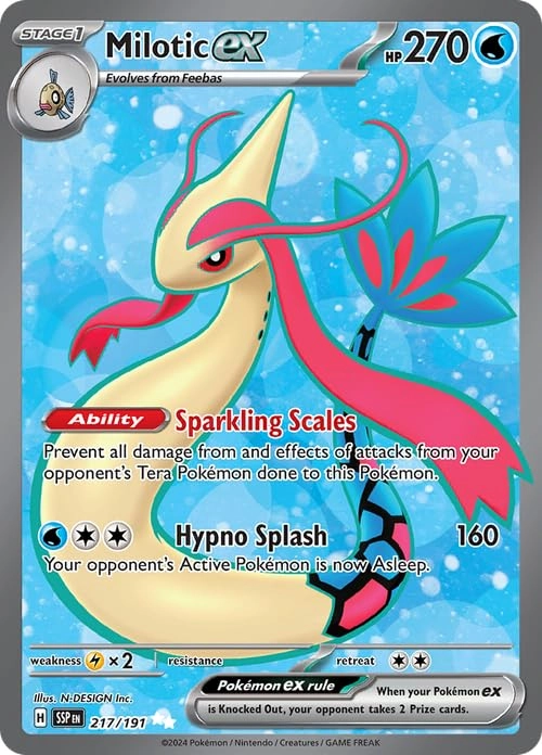 Pokémon Milotic ex 217/191