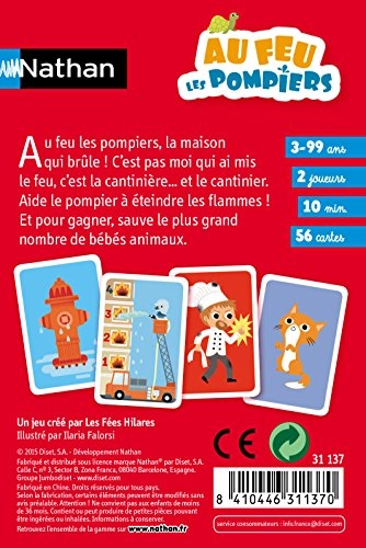 NATHAN 31137 Au feu Les Pompiers - 3 years+