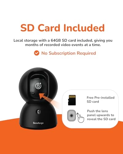 Indoor Pan-Tilt Security Camera 2.5K