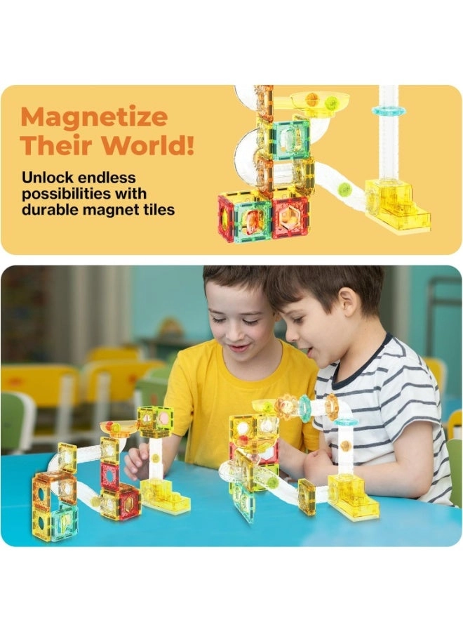 Magnetic Marble Run - 100 pcs