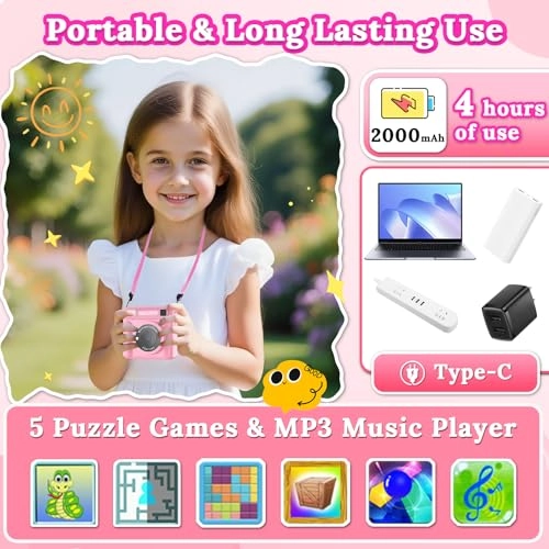 Instant Print Kids Camera