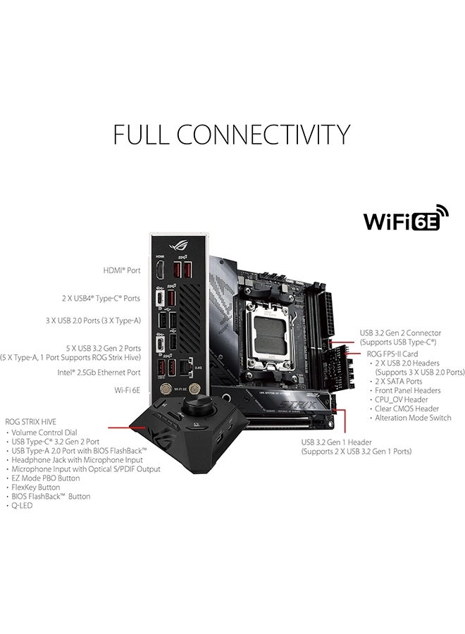 ROG STRIX X670EI - Mini-ITX AM5 WiFi 6E