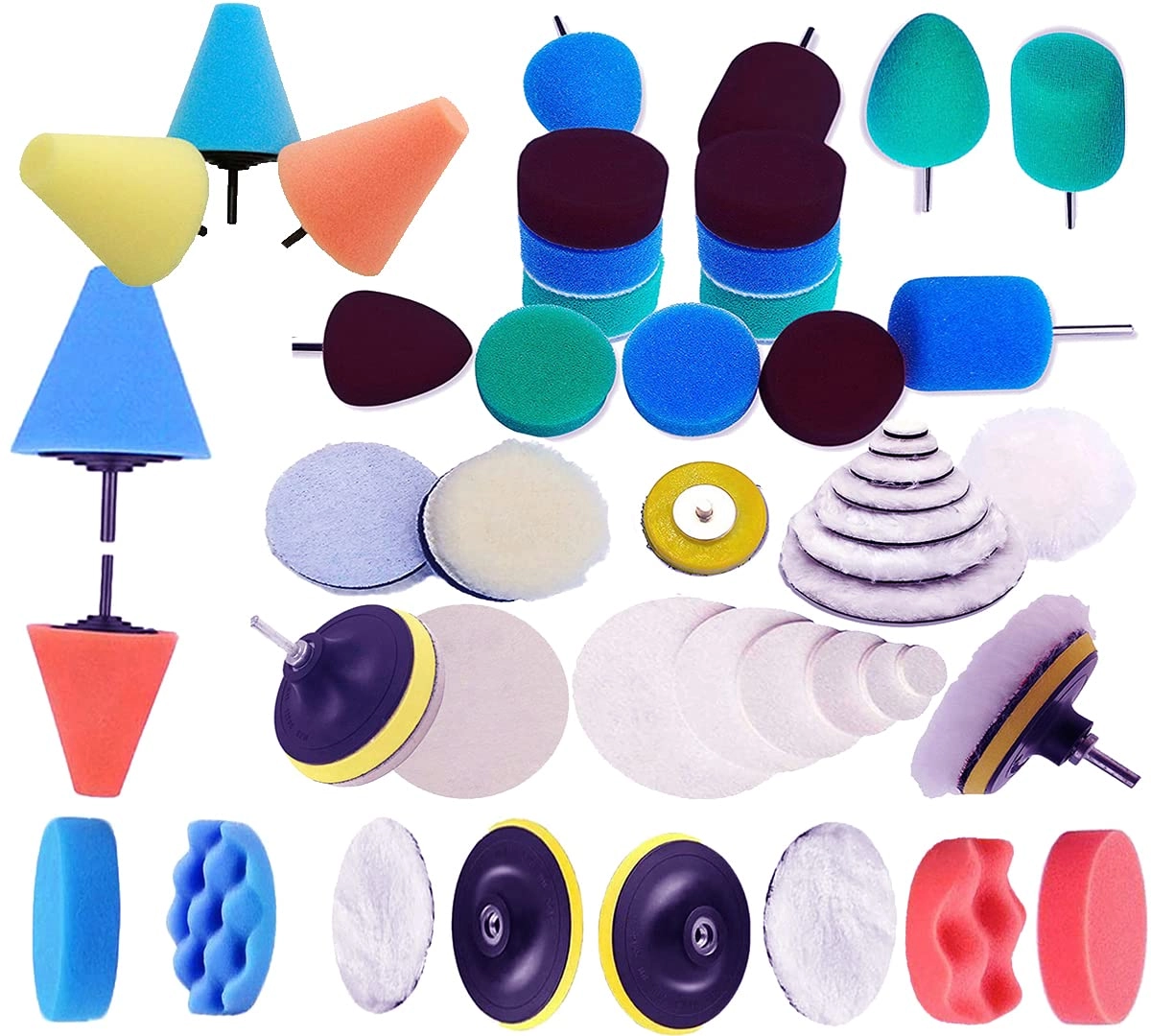 Buffing and Polishing Pad Kit