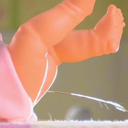 PICCOLINA NEWBORN BABY DOLL - 40 cm drink and wet sleeping eyes