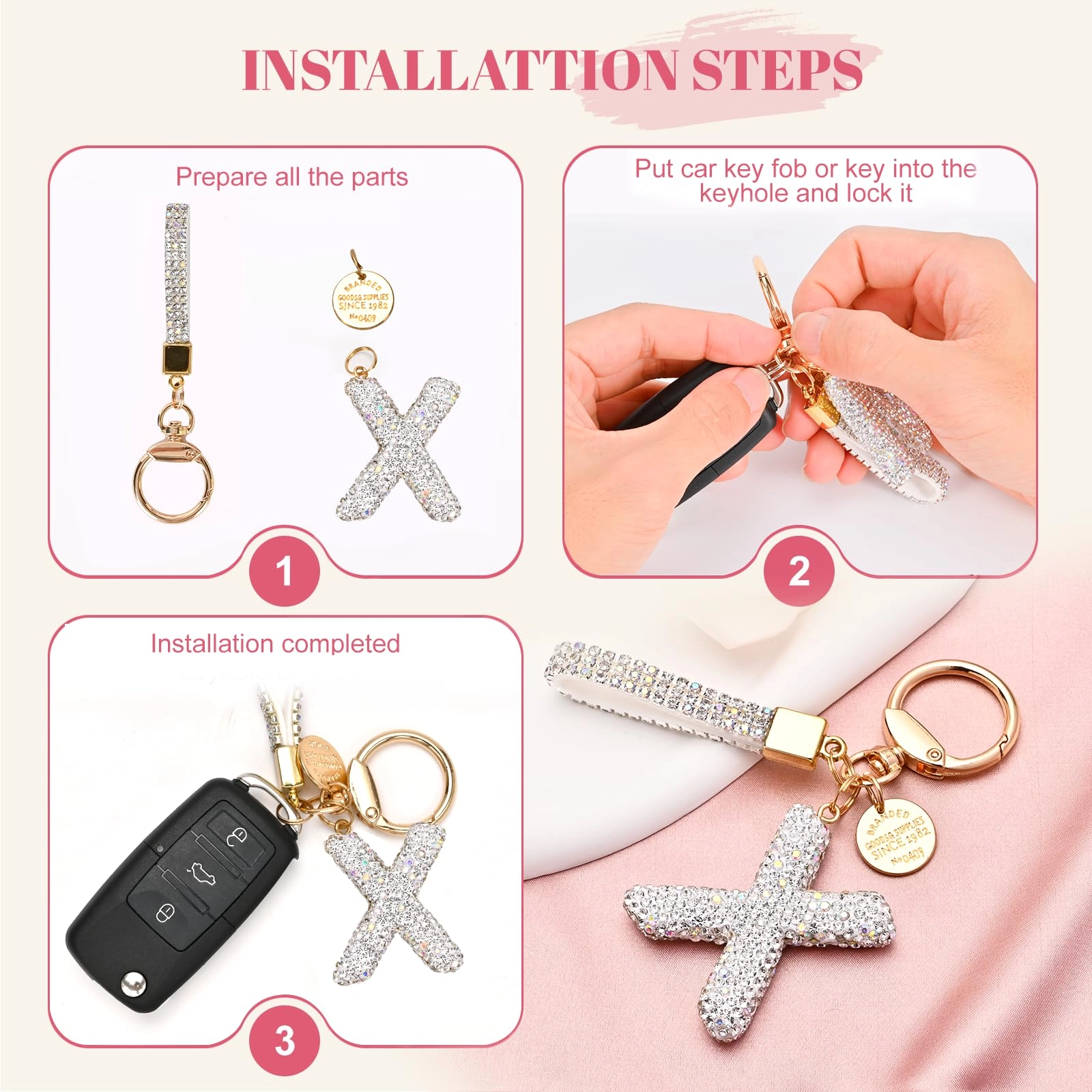 Initial Letter Keychain