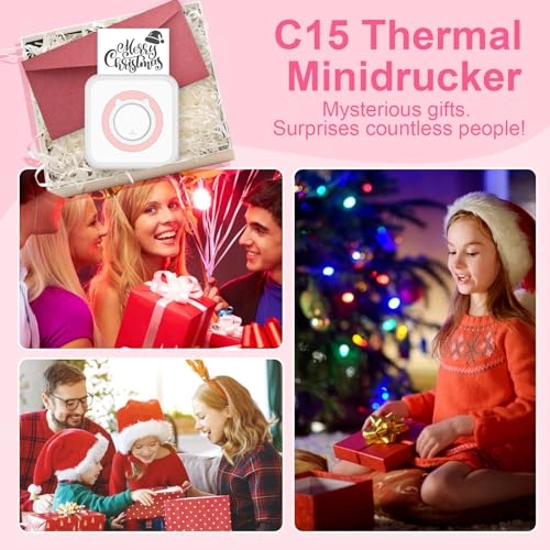 Mini Photo Printer AM-WYT-DYJ-C15 - Thermal Bluetooth 1000mAh