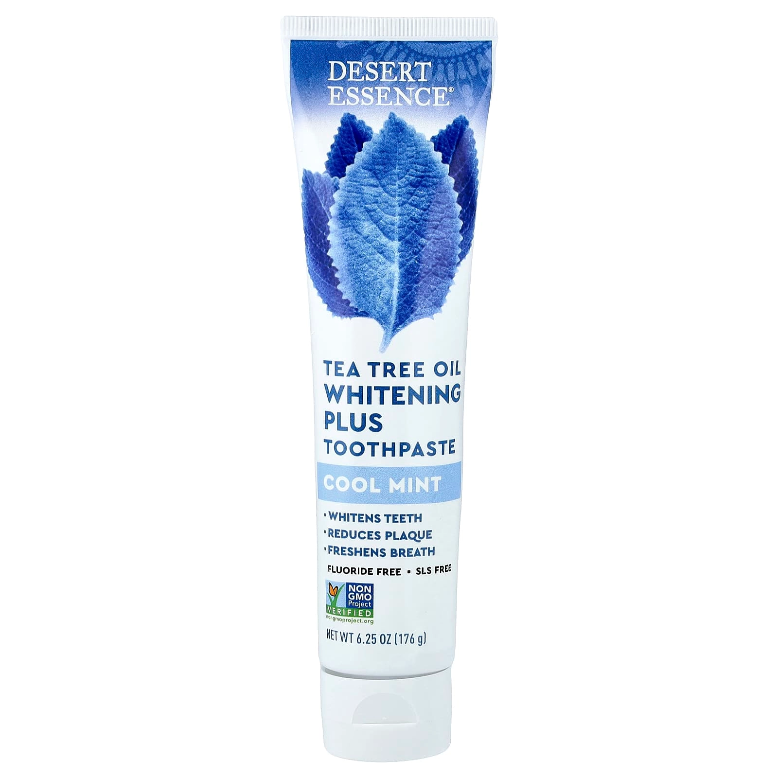 Desert Essence Whitening Plus Tea Tree Oil Cool Mint Toothpaste 177 g