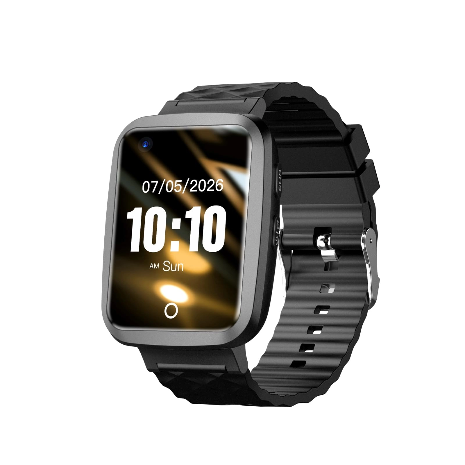Fajocru Fitness Tracker Smart Watch - Built-in GPS 1.56 Inches 600 Milliamp Hours