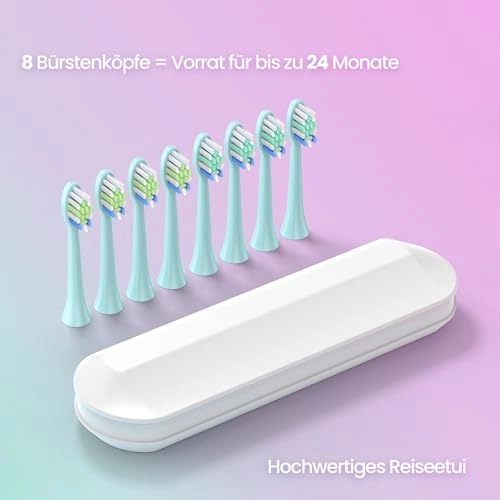 C3 - 8 Brush Heads Travel Case USB Type-C Charging