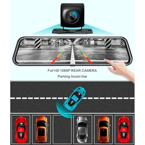 Mirror Dash Camera - 1080P