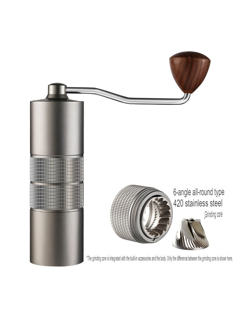 Generic Household Coffee Bean Manual Grinder - six angle grinding core