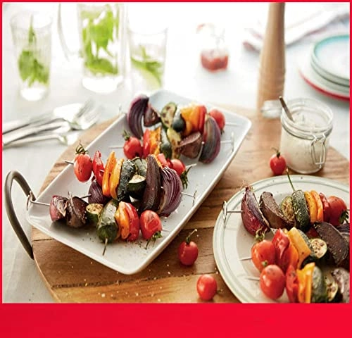 Double Layer Shelf Skewer Rack - stainless steel 3 needles