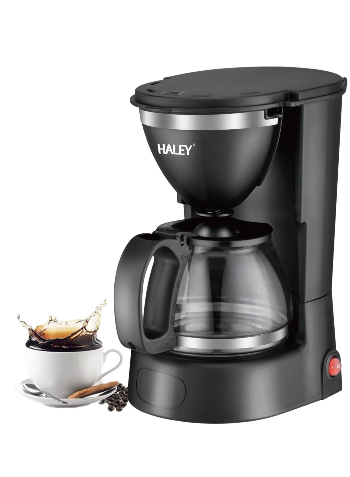Drip Coffee Maker 6-Cup 650W B0DJCGDYCV