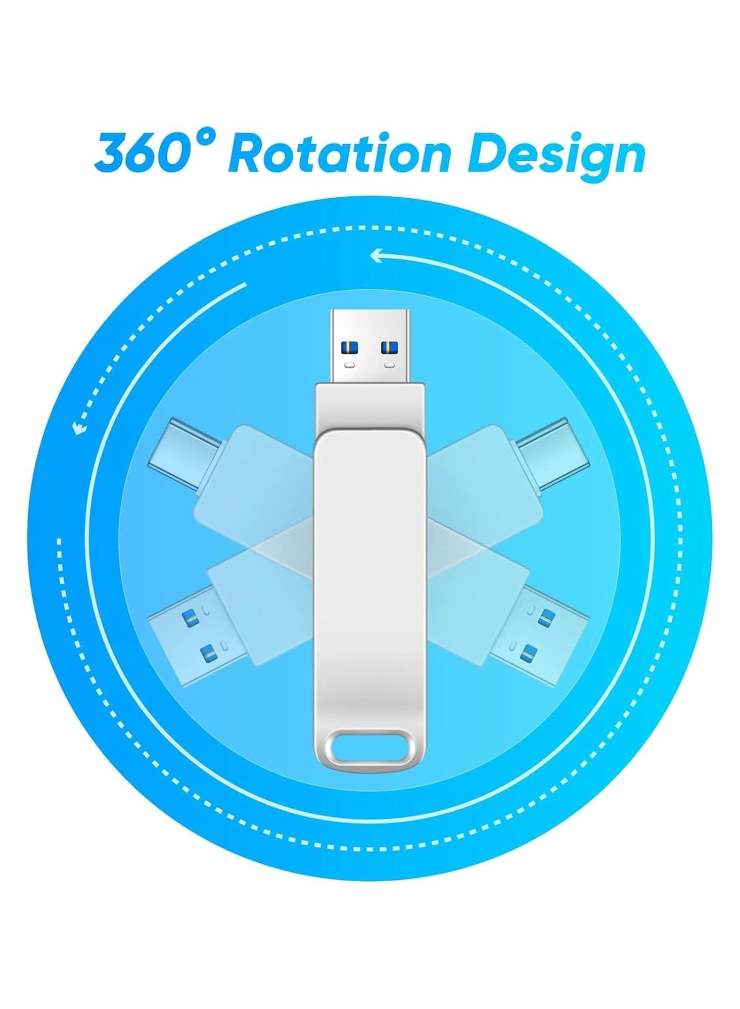 Flash Drive - Usb 3.0 Type-C iPhone Android 1TB