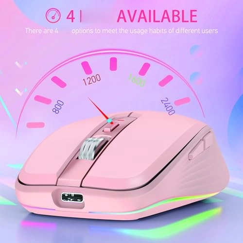 Wireless Mouse - 2.4G+BT3.0+BT5.0