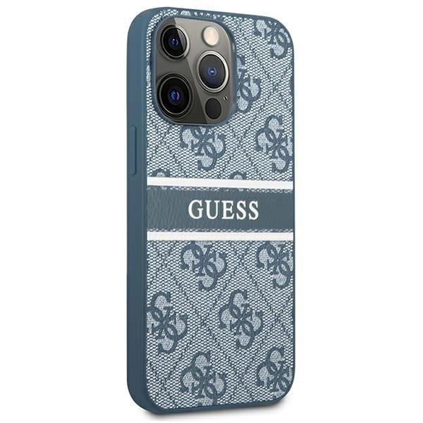 GUHCP13XPSASBBL PU Saffiano Leather Case for iPhone 13 Pro Max