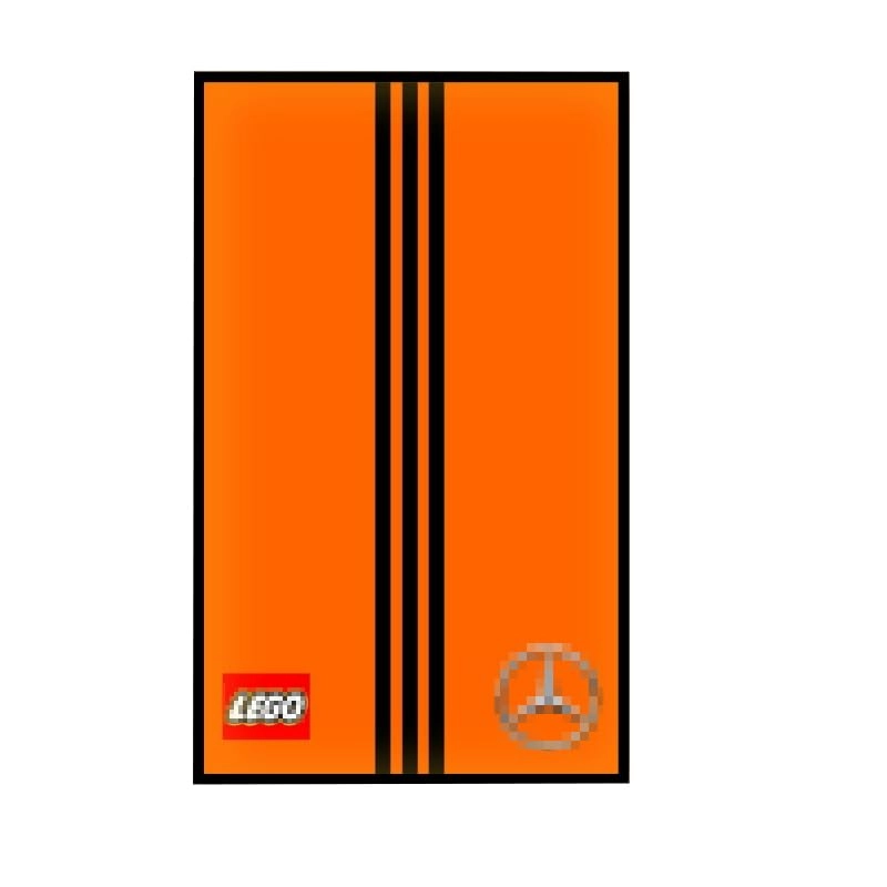 Display Wallboard - 50 x 3.5 x 80 cm for LEGO 42177 Mercedes-Benz G-Class Customizable