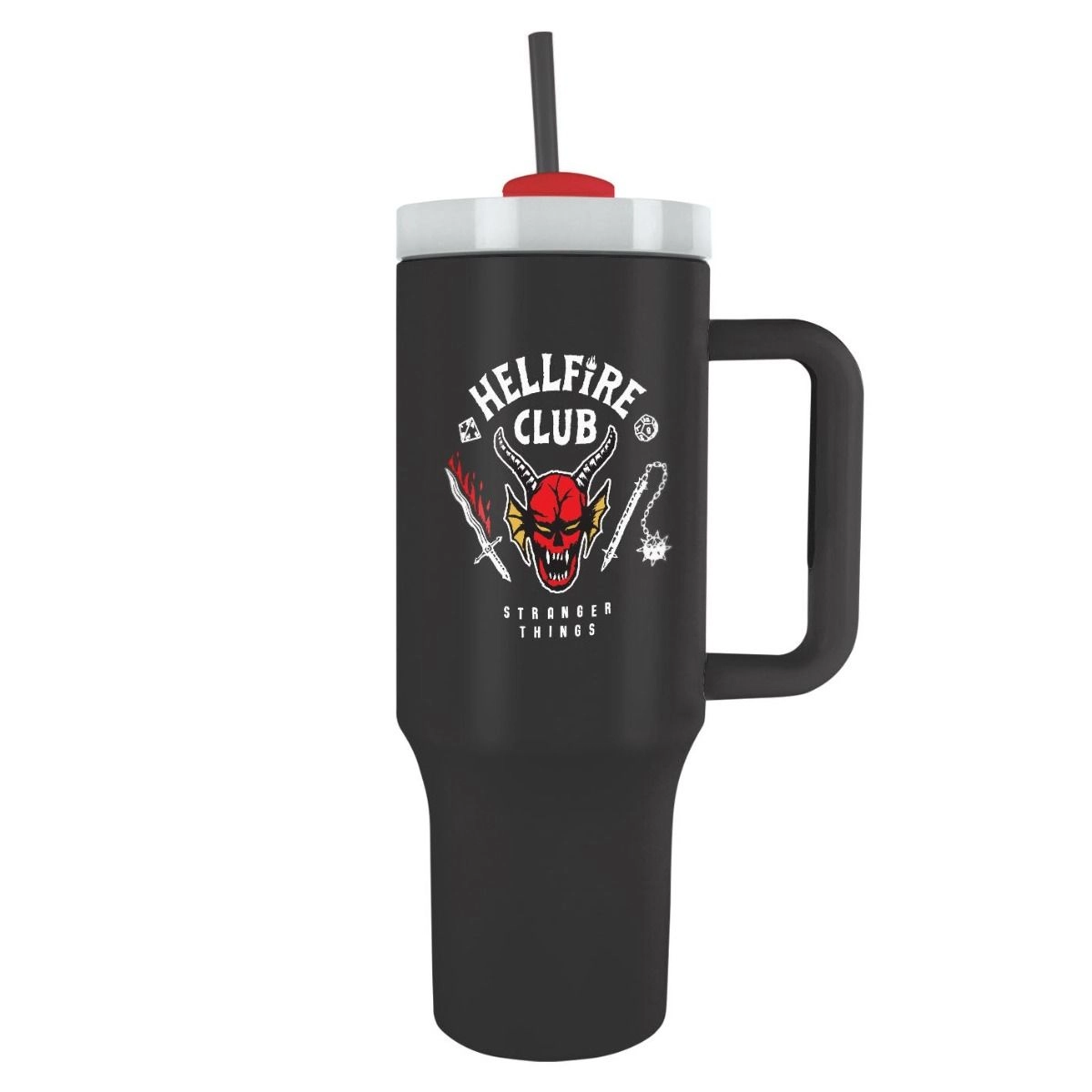 PYRAMID Stranger Things Hellfire Club Tumbler - Double-Walled Insulation