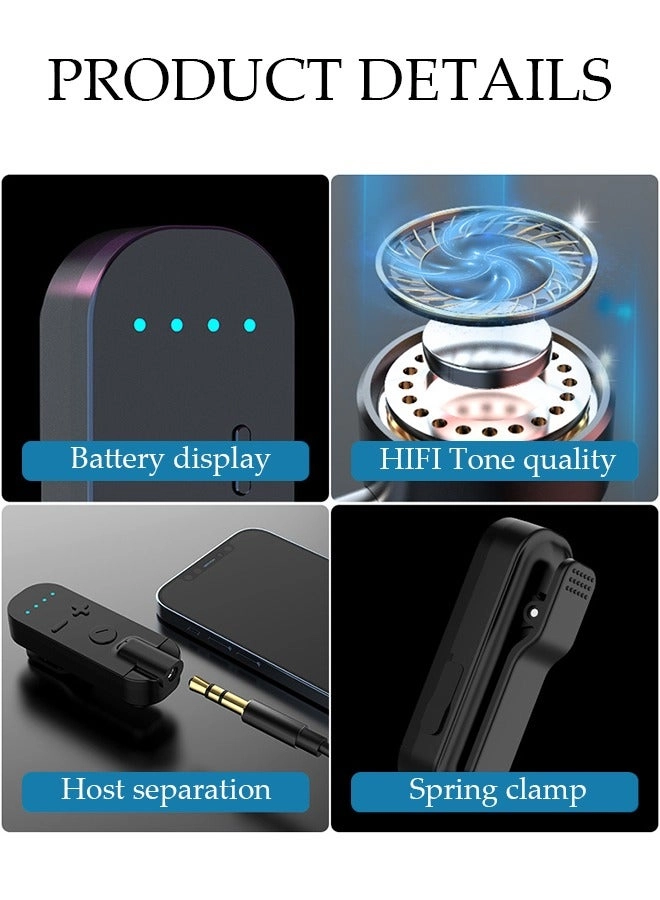 Clip On Bluetooth Earphones Wireless Earbud