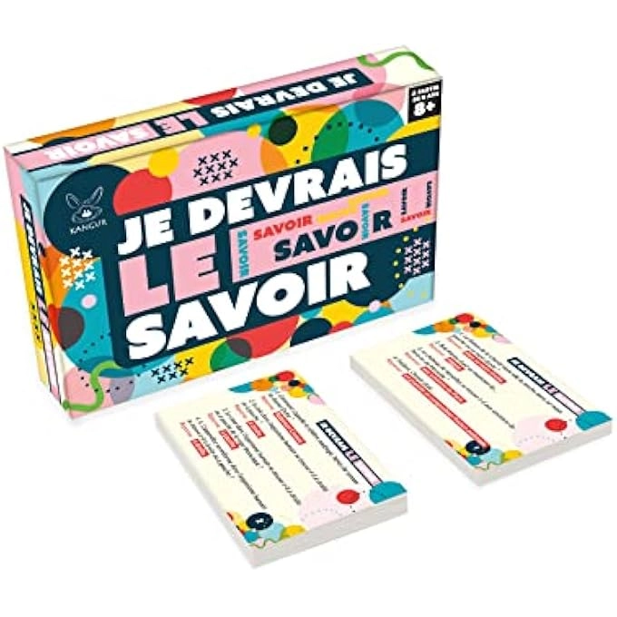 Jeu de Plateau Familial - Quiz Jeu de Cartes (French)