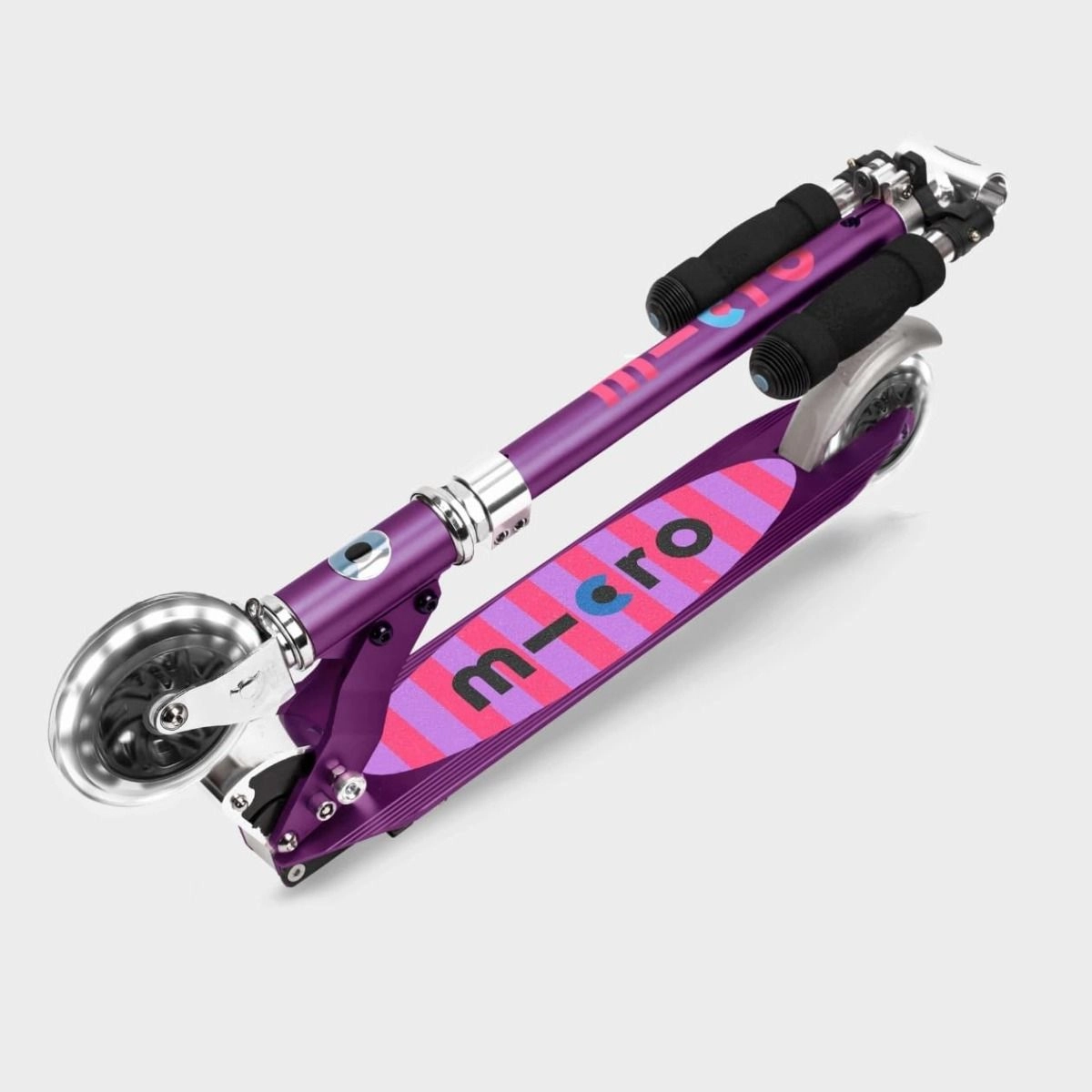 Sprite Kick Scooter – 120/80 mm LED Foldable