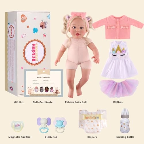 Stella Reborn Baby Doll - 20 Inch Vinyl Ages 3+