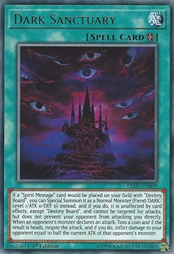 Yu-Gi-Oh! Dark Sanctuary - LED5-EN009 1st Edition Rare
