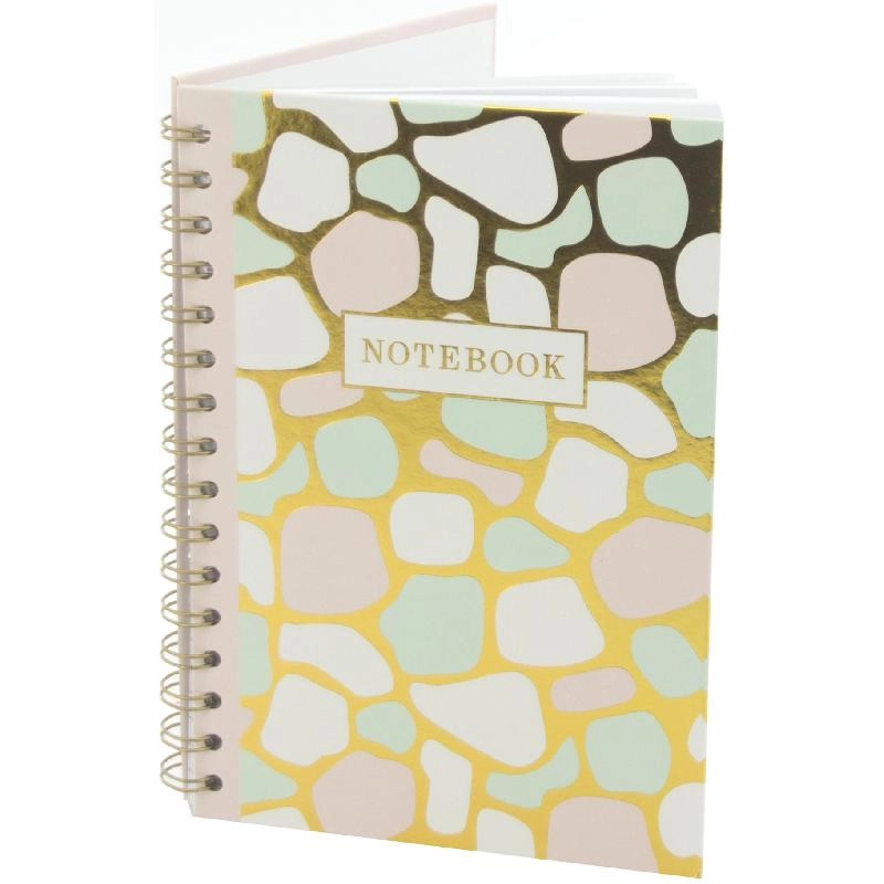 Notebook 19 X 26 cm Spiral - Grid 100 Sheets
